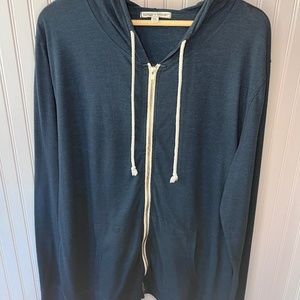 THREADS 4 THOUGHT - TRIBLEND ZIP UP HOODIE - SIZE XXL